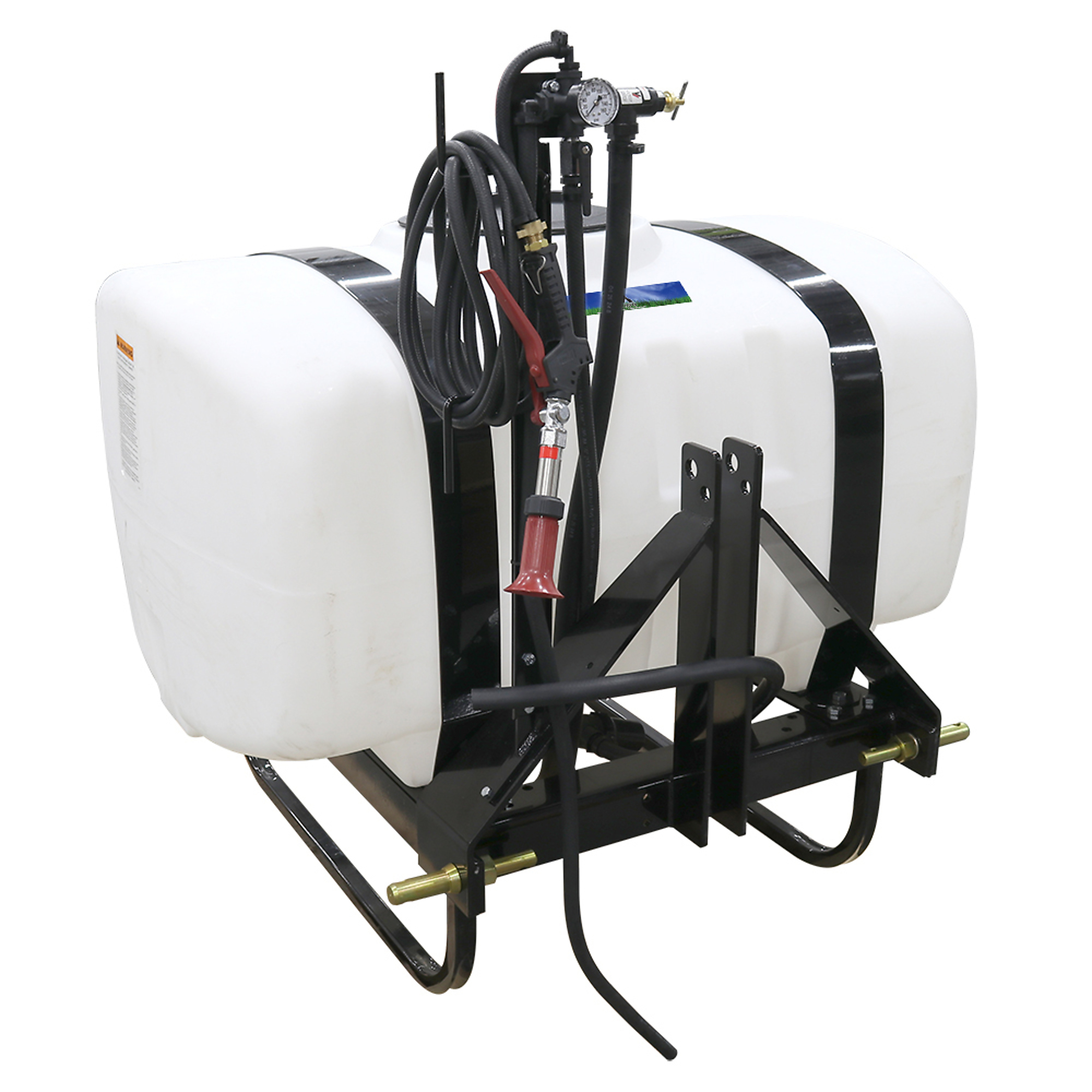 Master MFG, 150-Gal 3-Pt Broadcast Sprayer - 20GPM, 52ft. Swath, Tank Size 150 Gal, Flow 20 GPM, Pressure 300 PSI, Model# S3K-K1-150P-MM